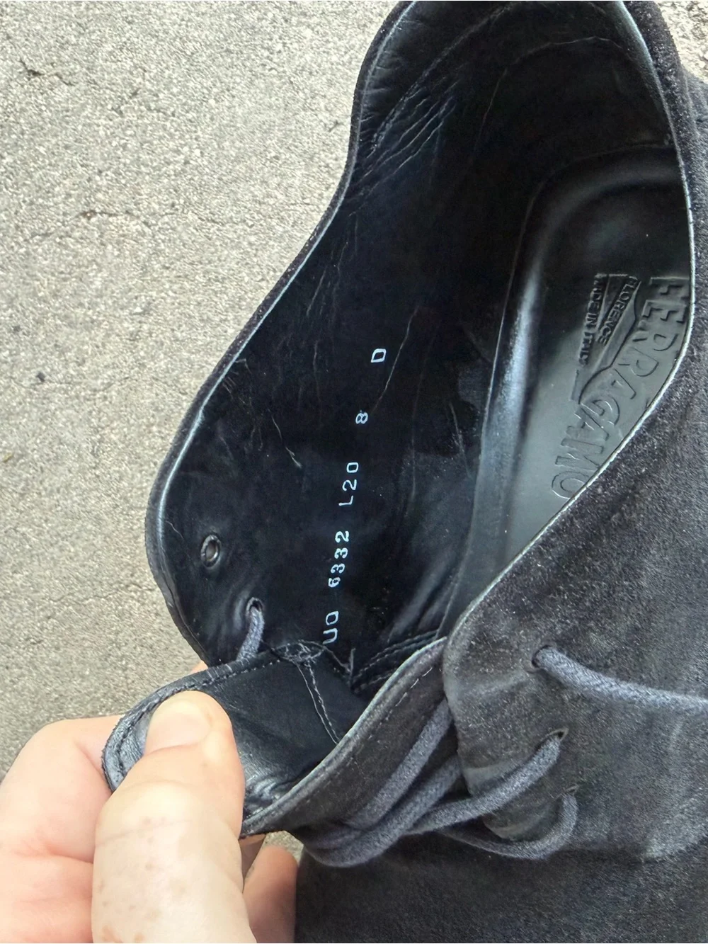 Salvatore Ferragamo Men's Black Suede Chukka Boots